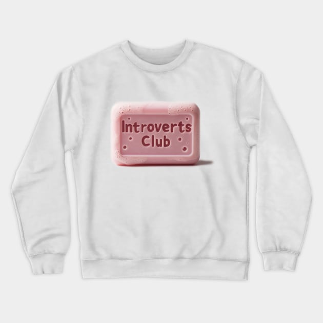 Introverts club Crewneck Sweatshirt by valsevent